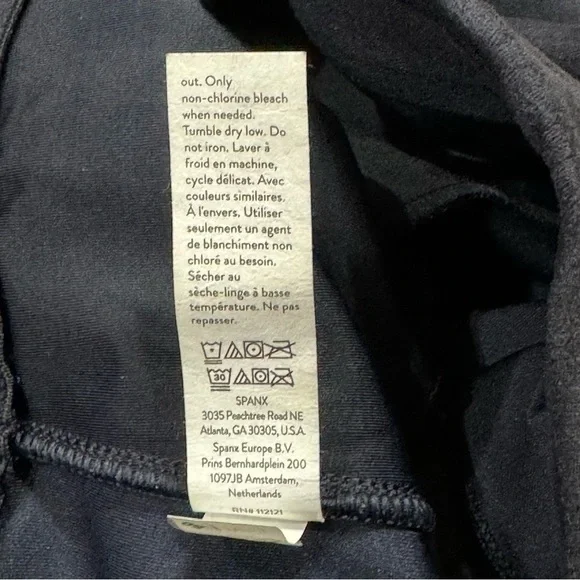 Spanx Faux Suede Flare Pant Classic Navy Size XS Tall Women - Picture 7 of 12